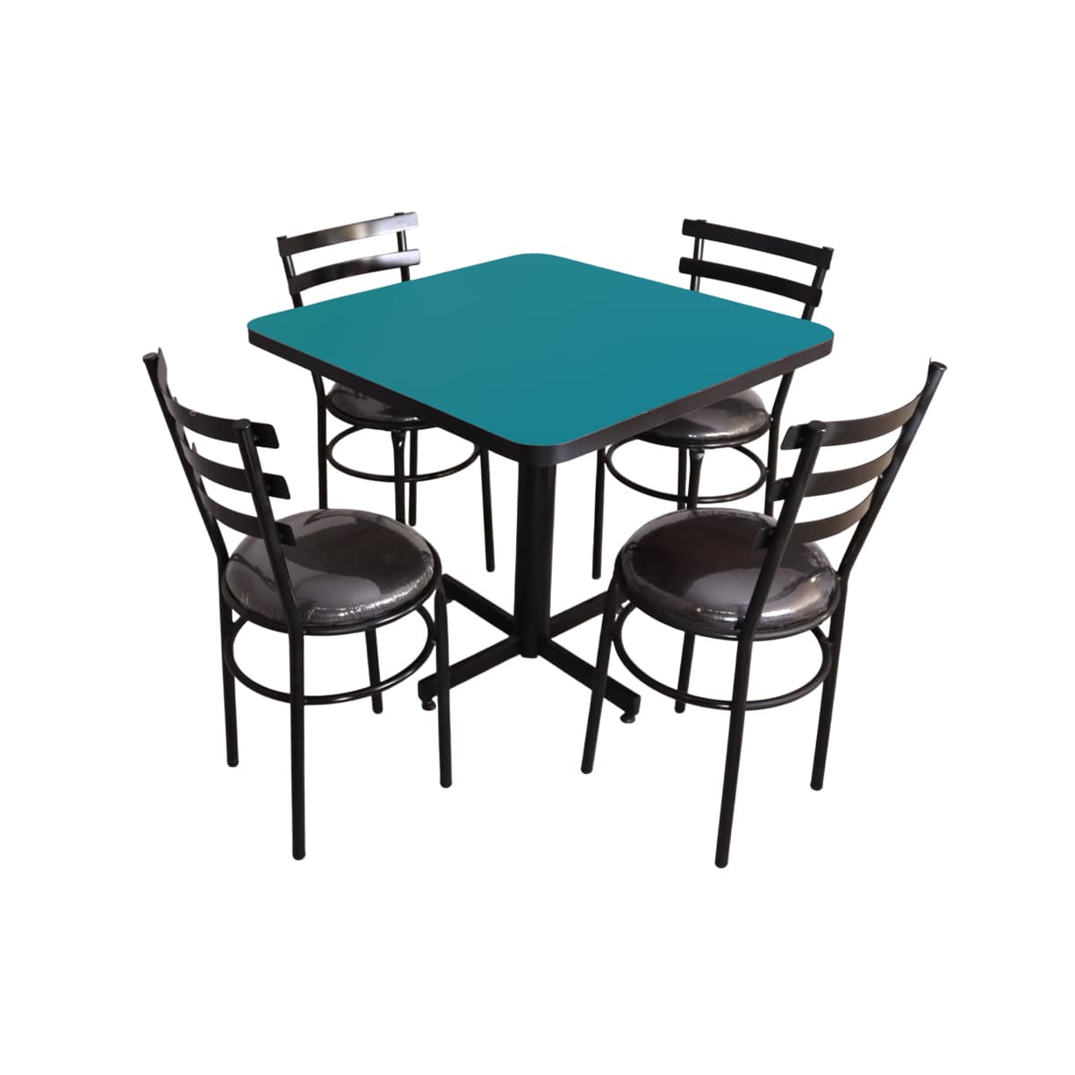 Conjunto Modelo Solera Turquesa - estándar 4 sillas