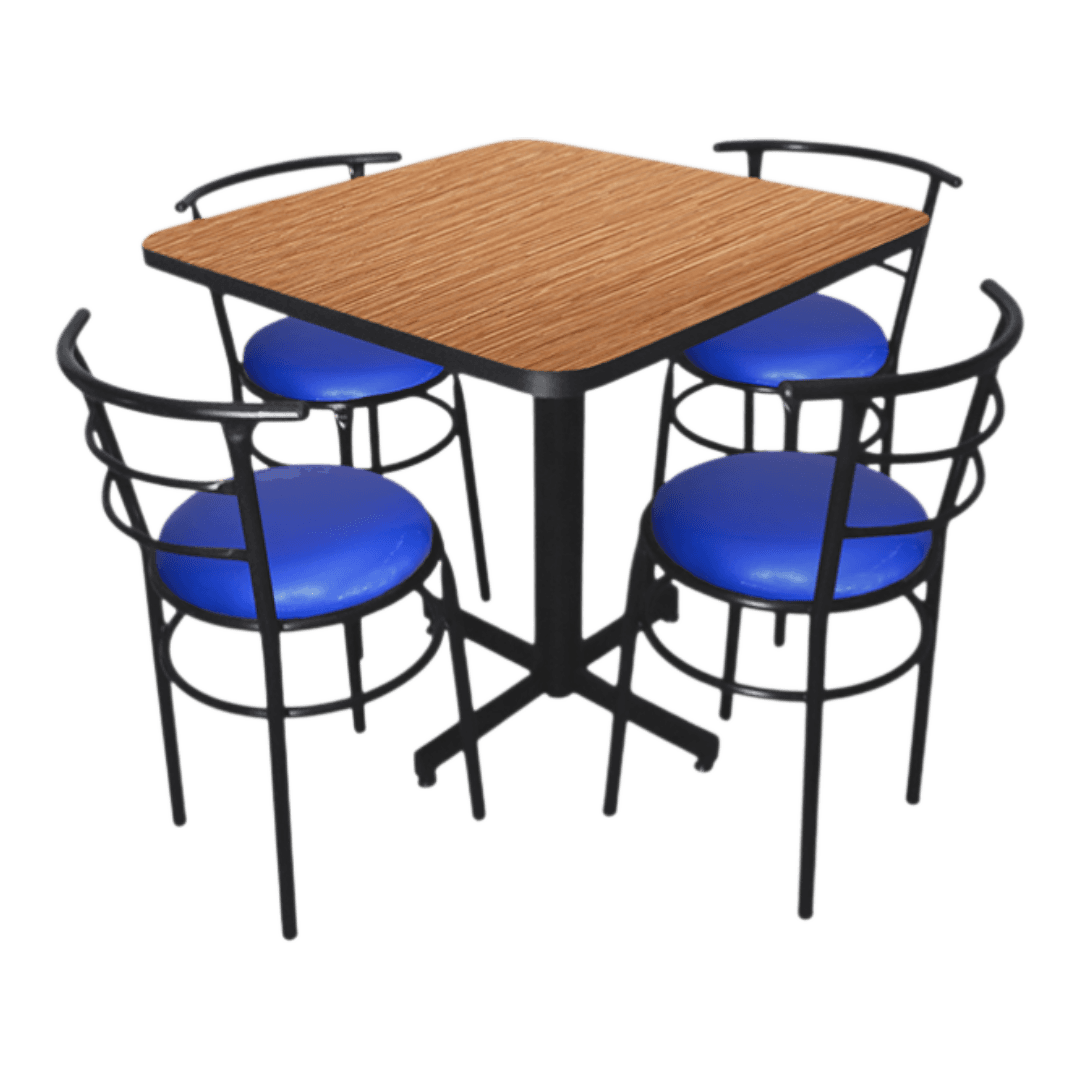 Conjunto Modelo Chabeli Golden Bambú - estándar 4 sillas view 2