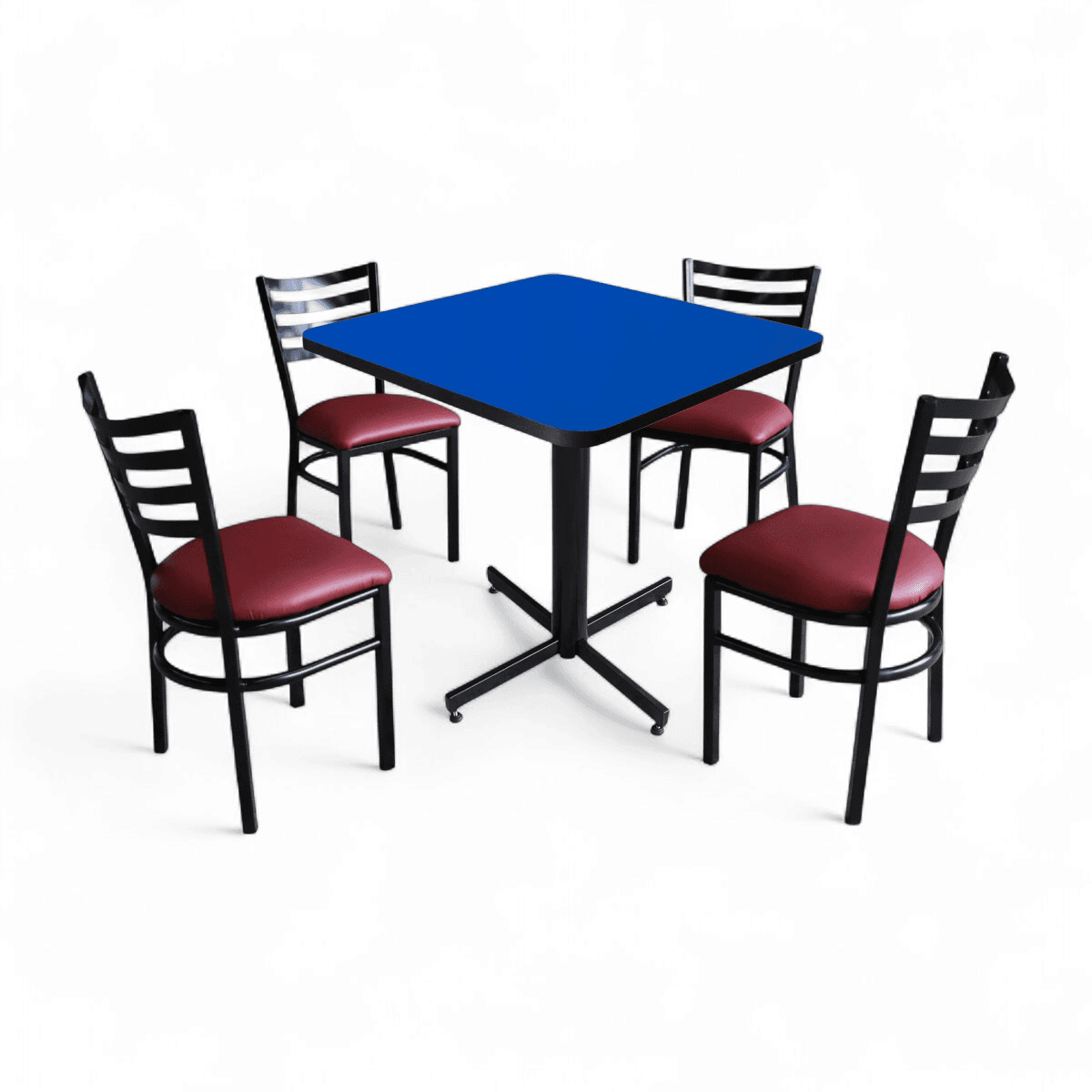 Conjunto Modelo Italia Azul Rey - estándar 4 sillas view 4