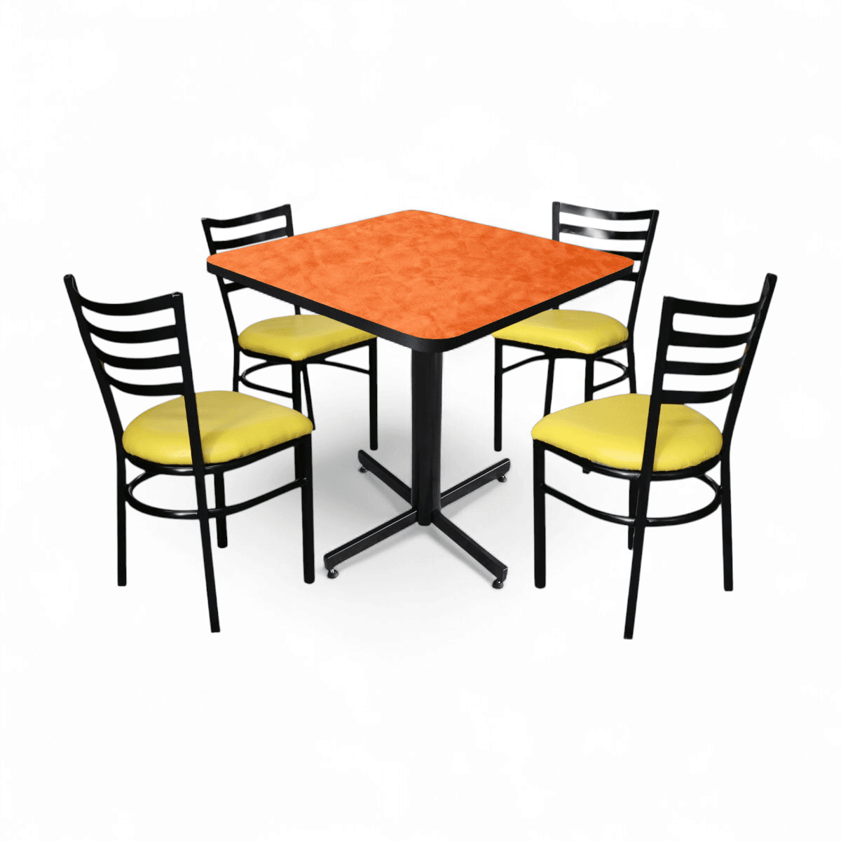 Conjunto Modelo Italia Naranja Deslavado - estándar 4 sillas view 13