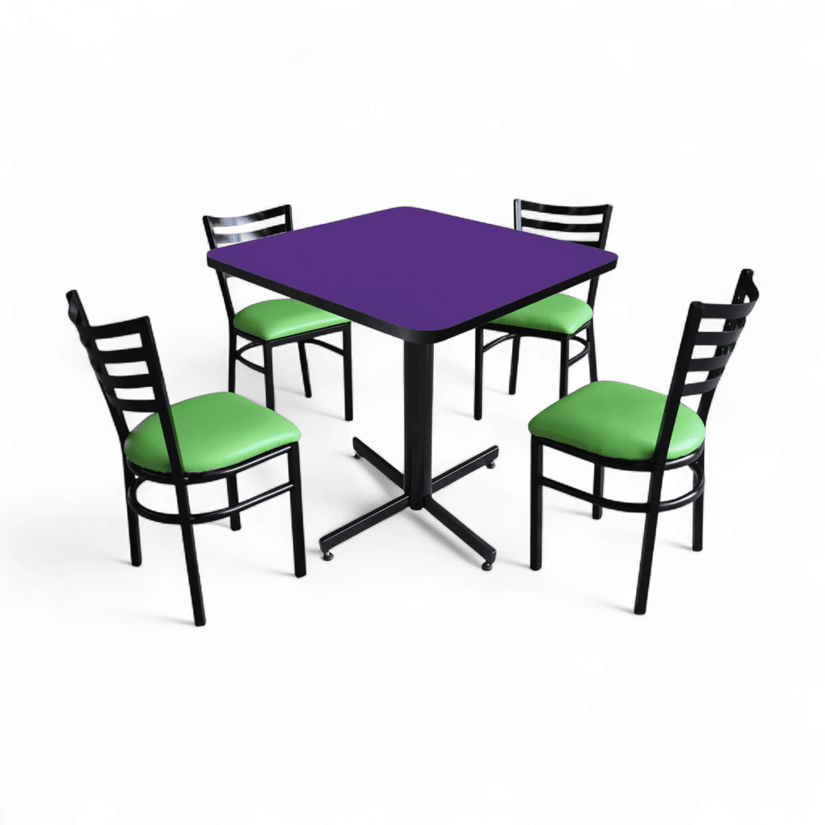 Conjunto Modelo Italia Morado - estándar 4 sillas view 4