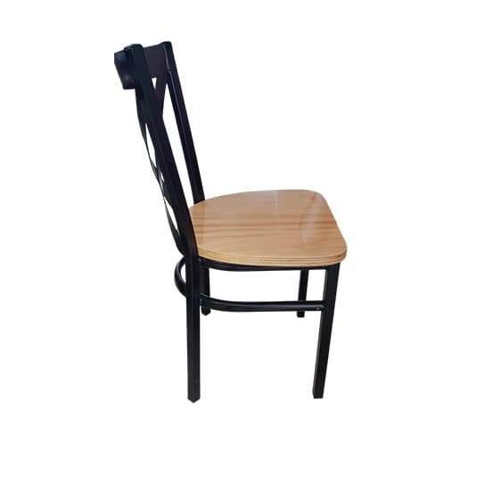 Silla para restaurante modelo Roma con Rodete view 2