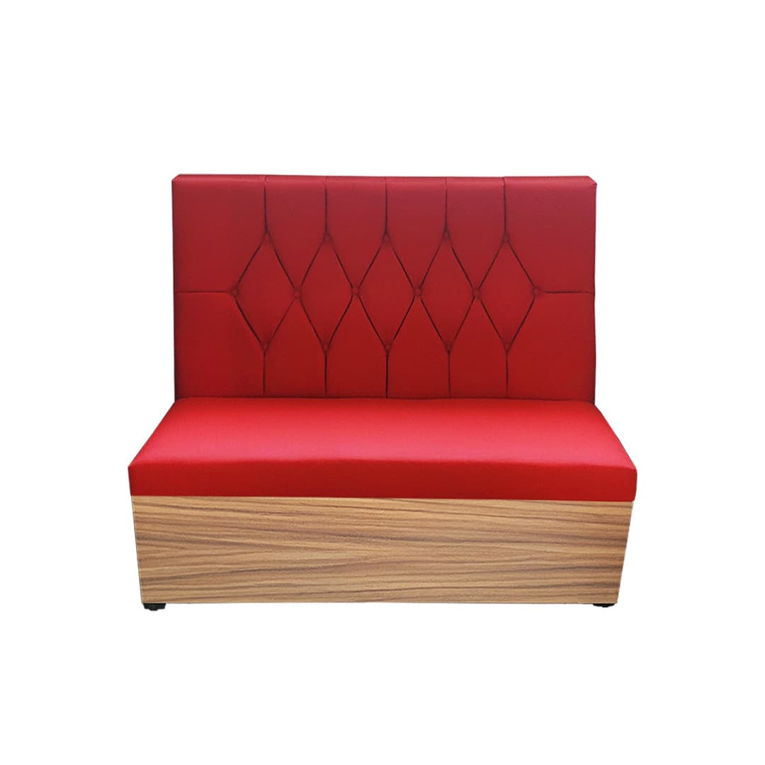 Booth sencillo capitonado para sala lounge view 4