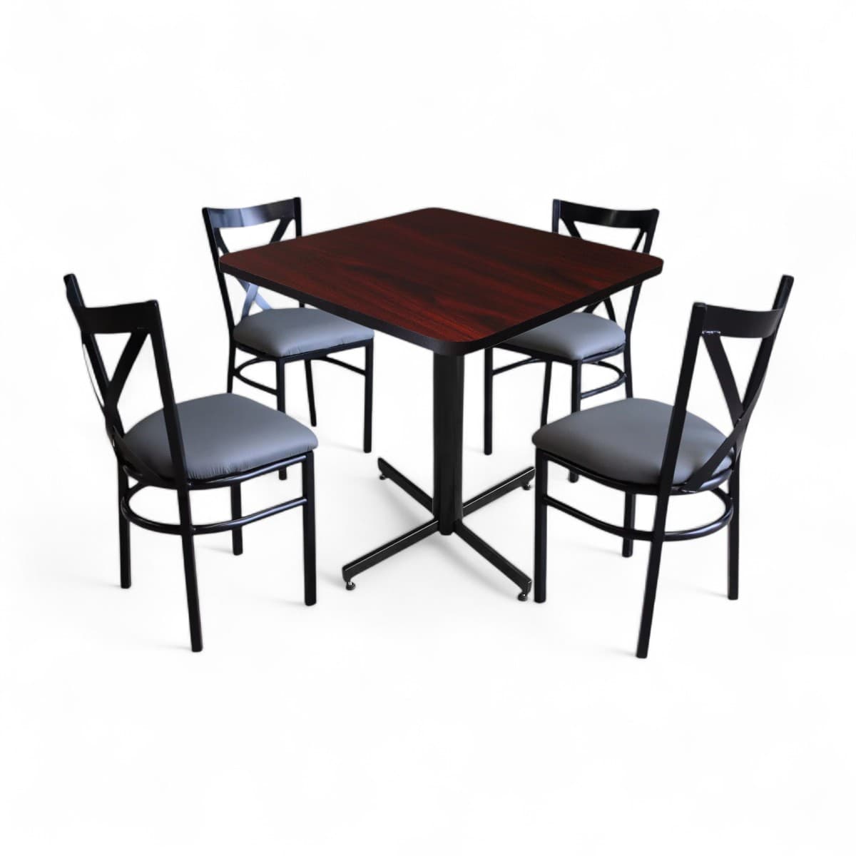 Conjunto Modelo Roma Caoba - estándar 4 sillas view 15