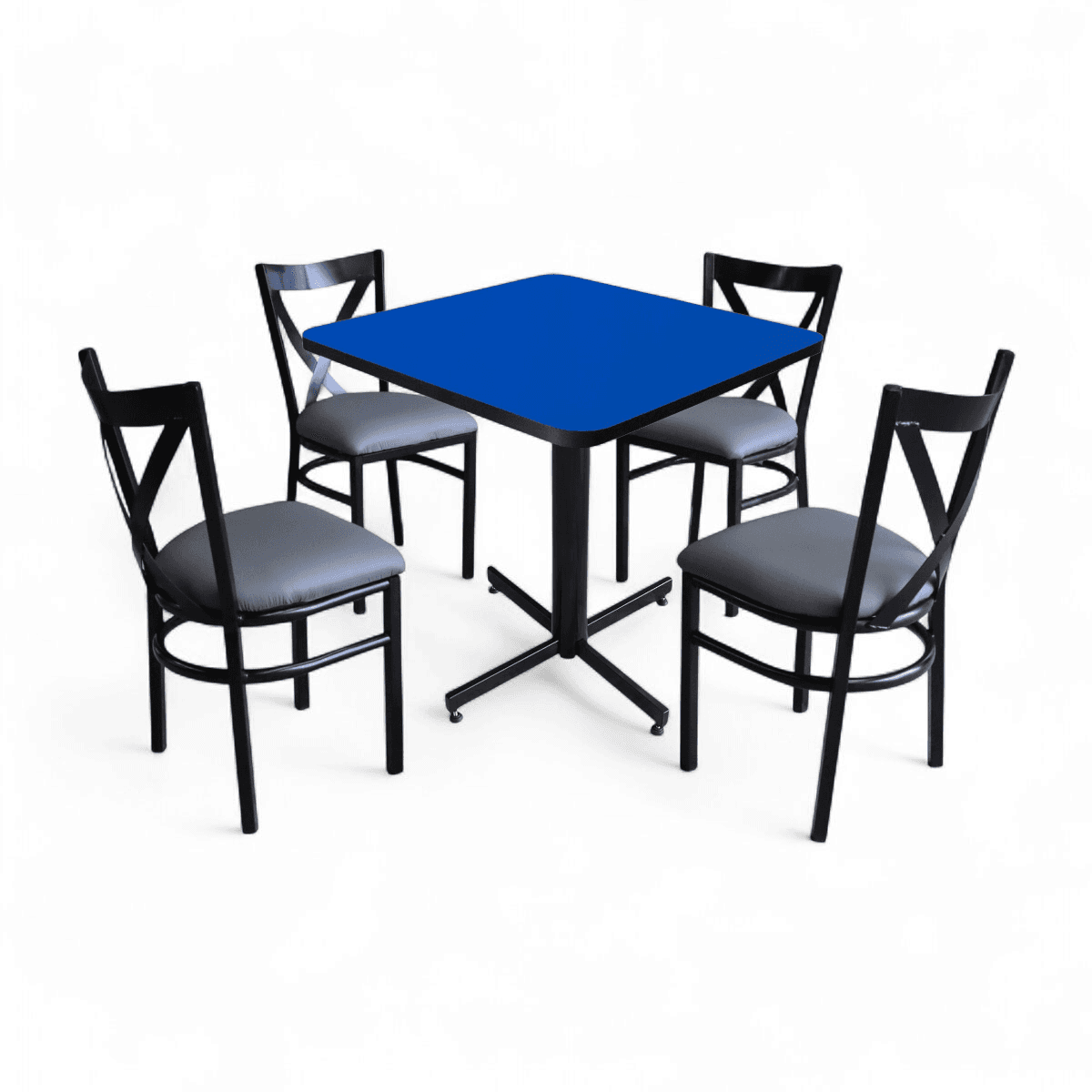 Conjunto Modelo Roma Azul Rey - estándar 4 sillas view 2