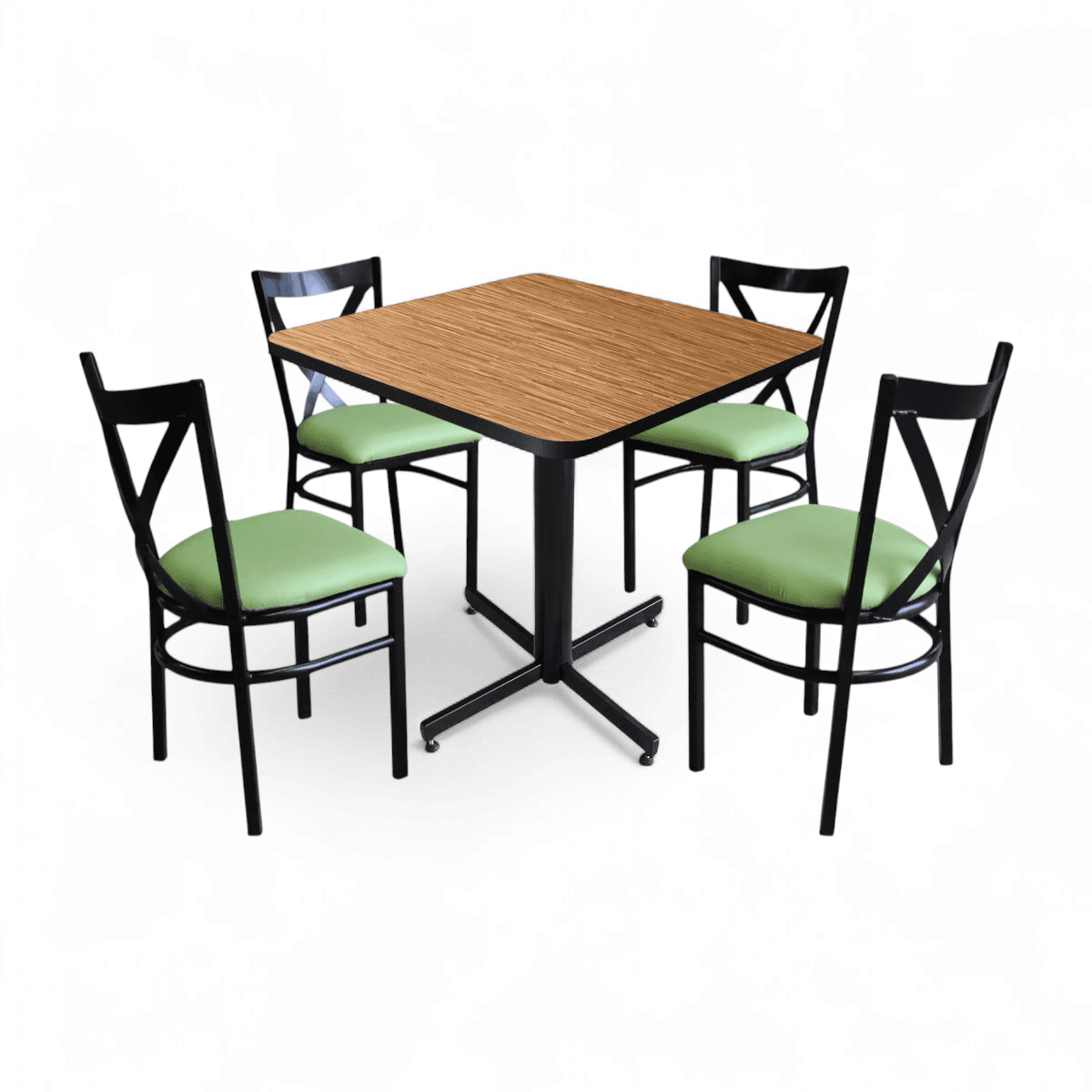 Conjunto Modelo Roma Golden Bambú - estándar 4 sillas view 4