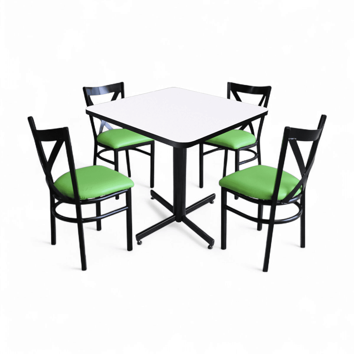 Conjunto Modelo Roma Blanco - estándar 4 sillas view 15