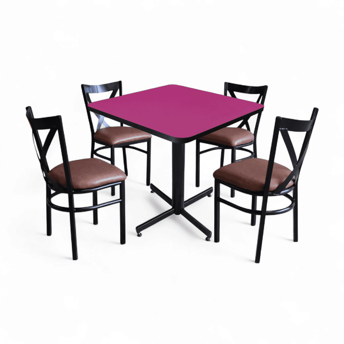 Conjunto Modelo Roma Fiucsa - estándar 4 sillas