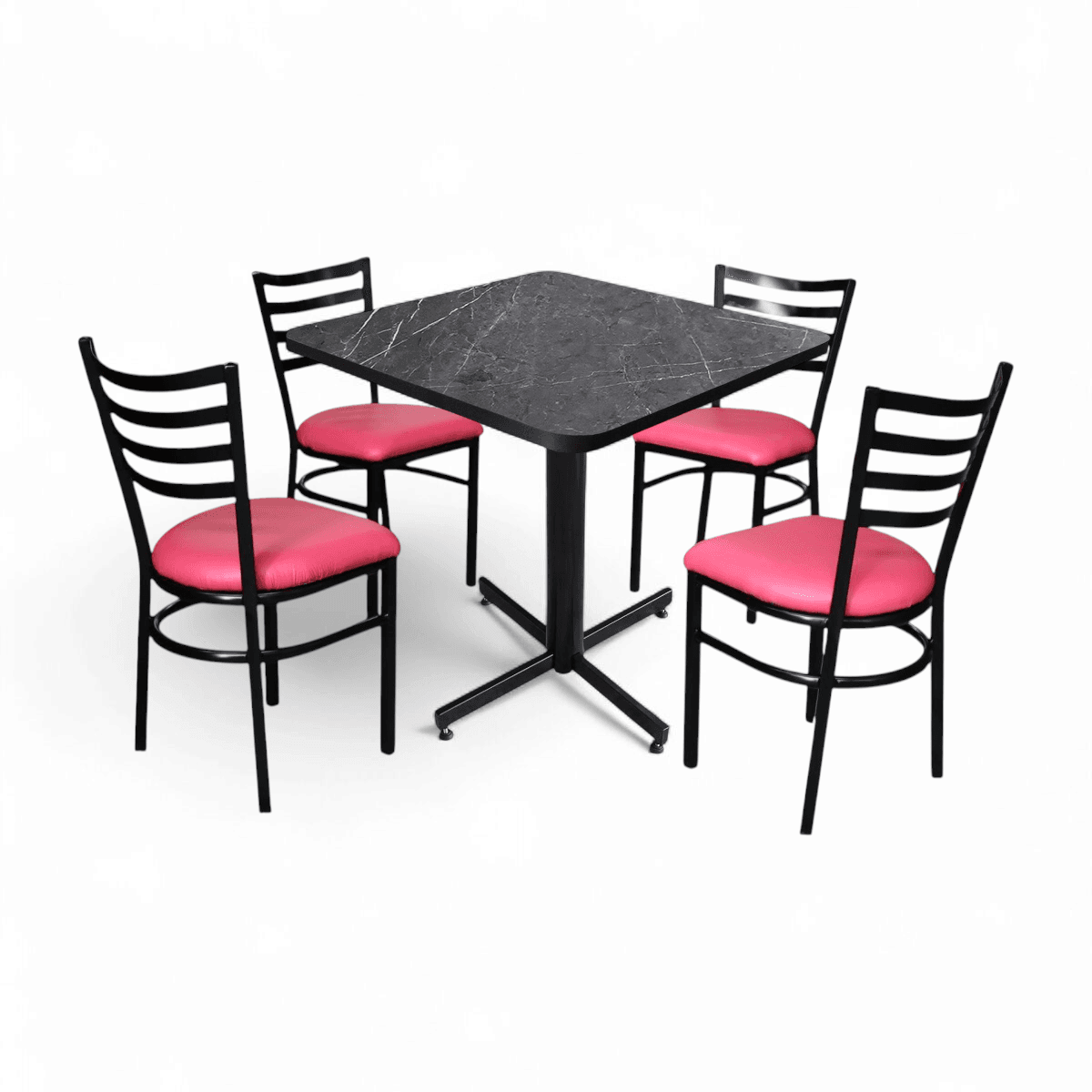 Conjunto Modelo Italia Gris Carrara - estándar 4 sillas view 7