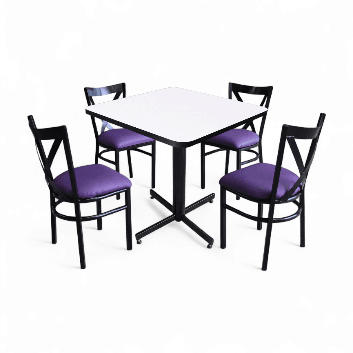 Conjunto Modelo Roma Blanco - estándar 4 sillas view 18