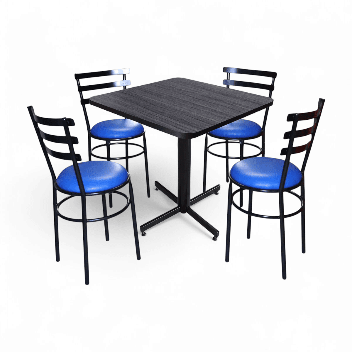 Conjunto Modelo Solera Gris Imperial - estándar 4 sillas