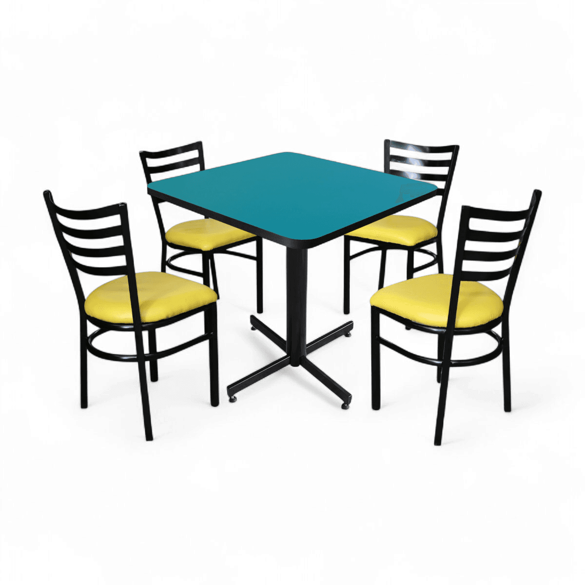 Conjunto Modelo Italia Turquesa - estándar 4 sillas view 15