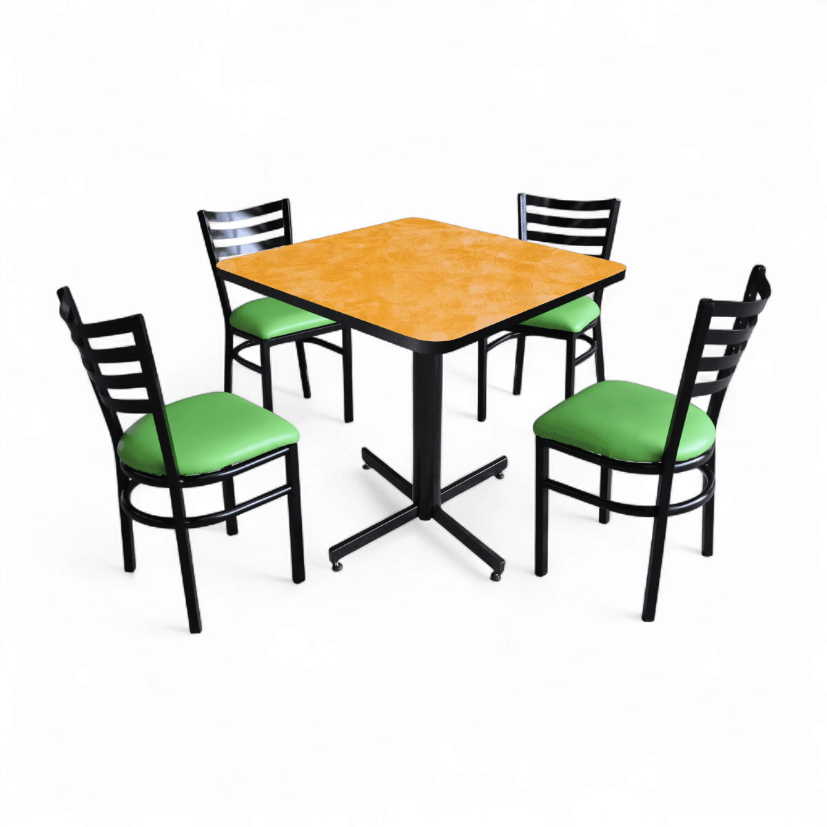 Conjunto Modelo Italia Amarillo Deslavado - estándar 4 sillas view 3