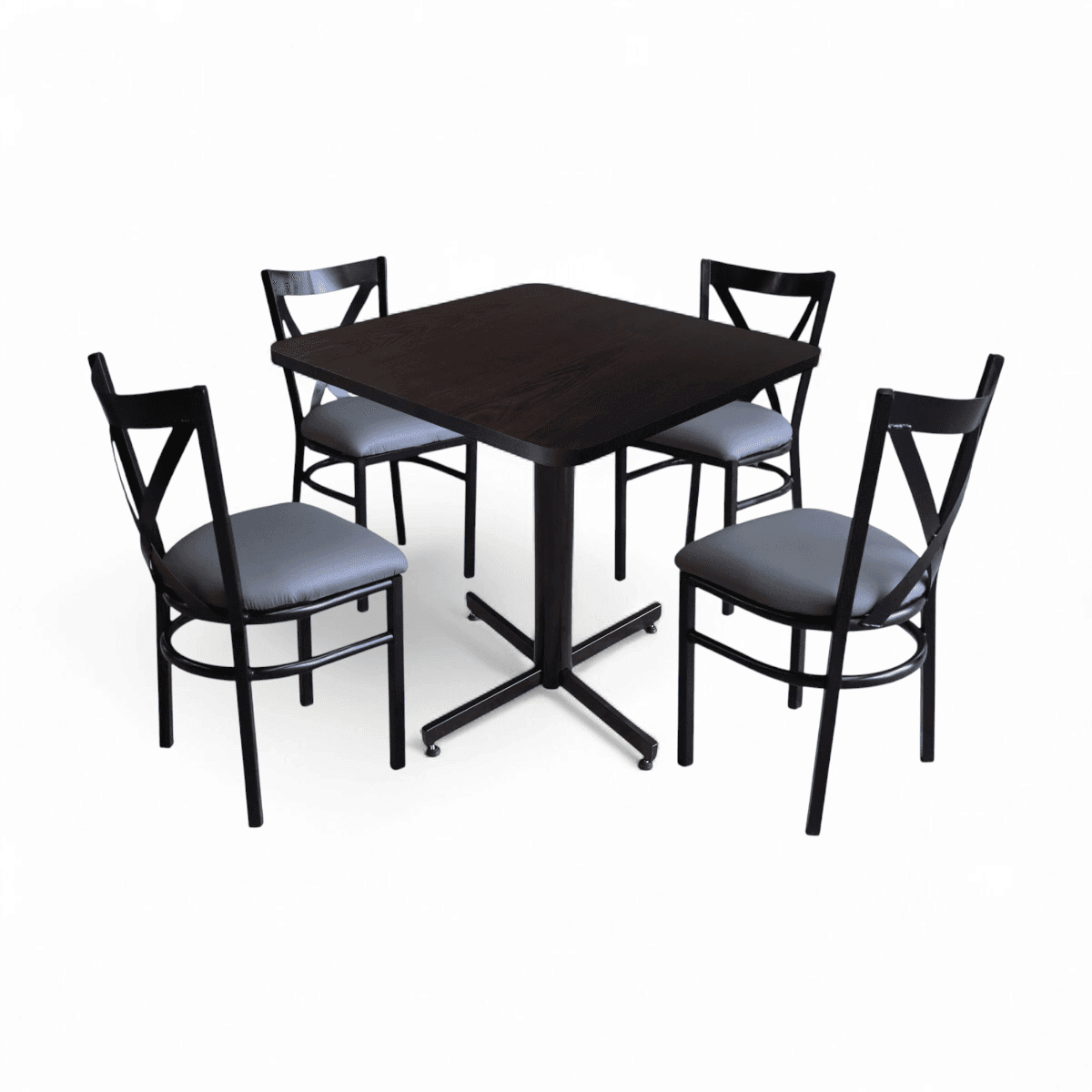 Conjunto Modelo Roma Wengue - estándar 4 sillas view 12