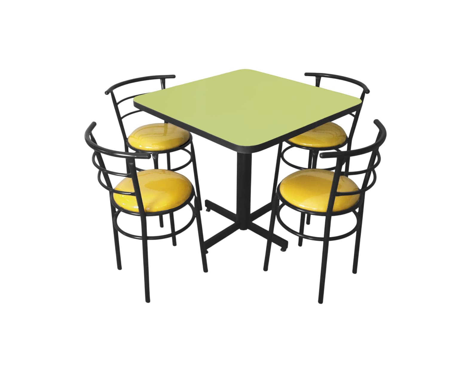 Conjunto Modelo Chabeli Verde Manzana - estándar 4 sillas view 6