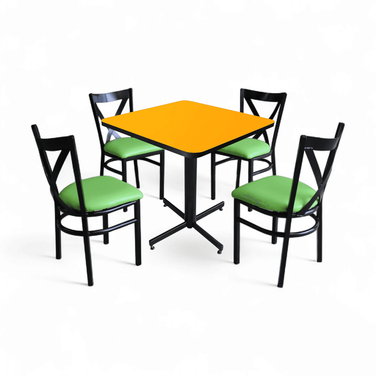 Conjunto Modelo Roma Amarillo Liso - estándar 4 sillas view 18