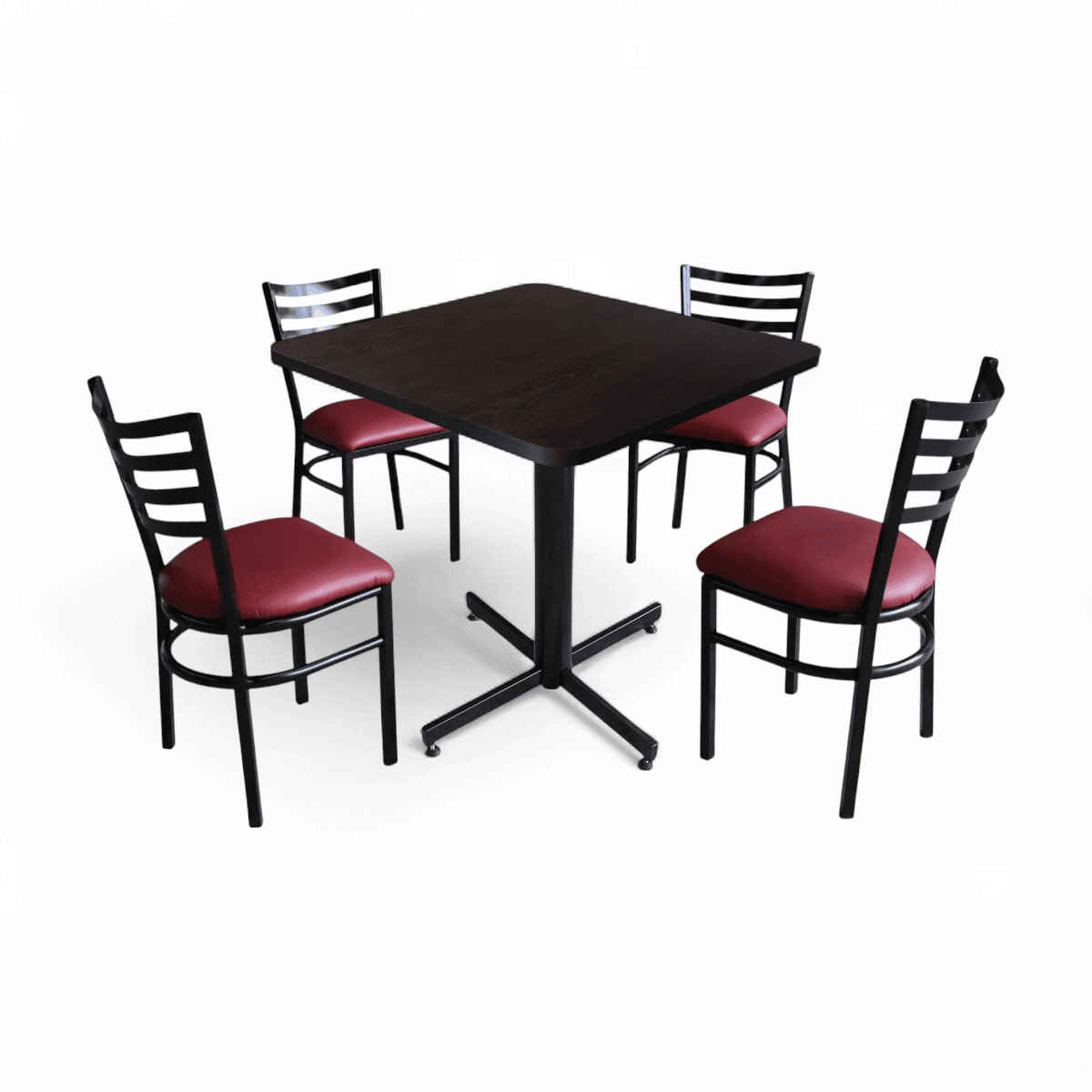 Conjunto Modelo Italia Wengue - estándar 4 sillas view 3