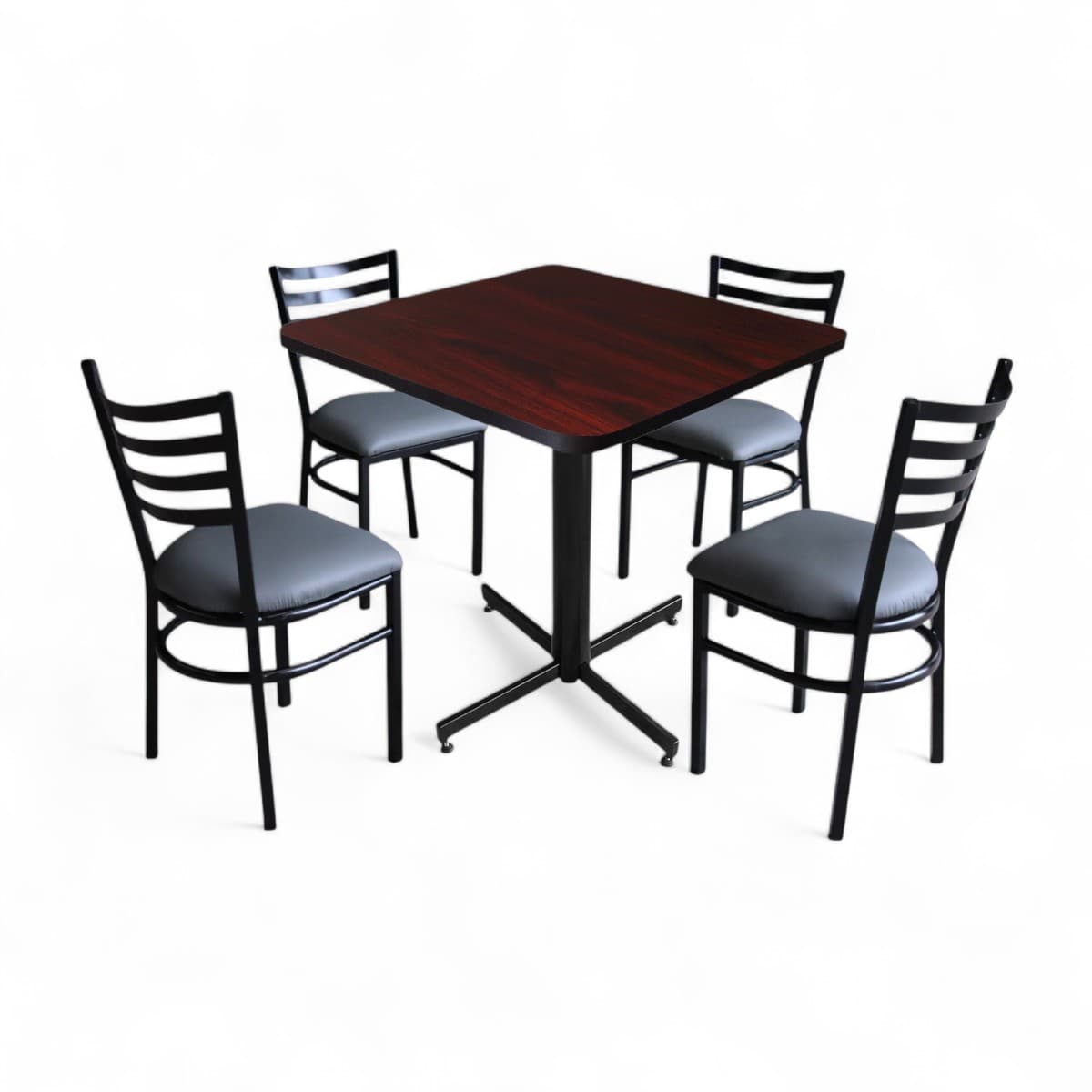 Conjunto Modelo Italia Caoba - estándar 4 sillas view 15