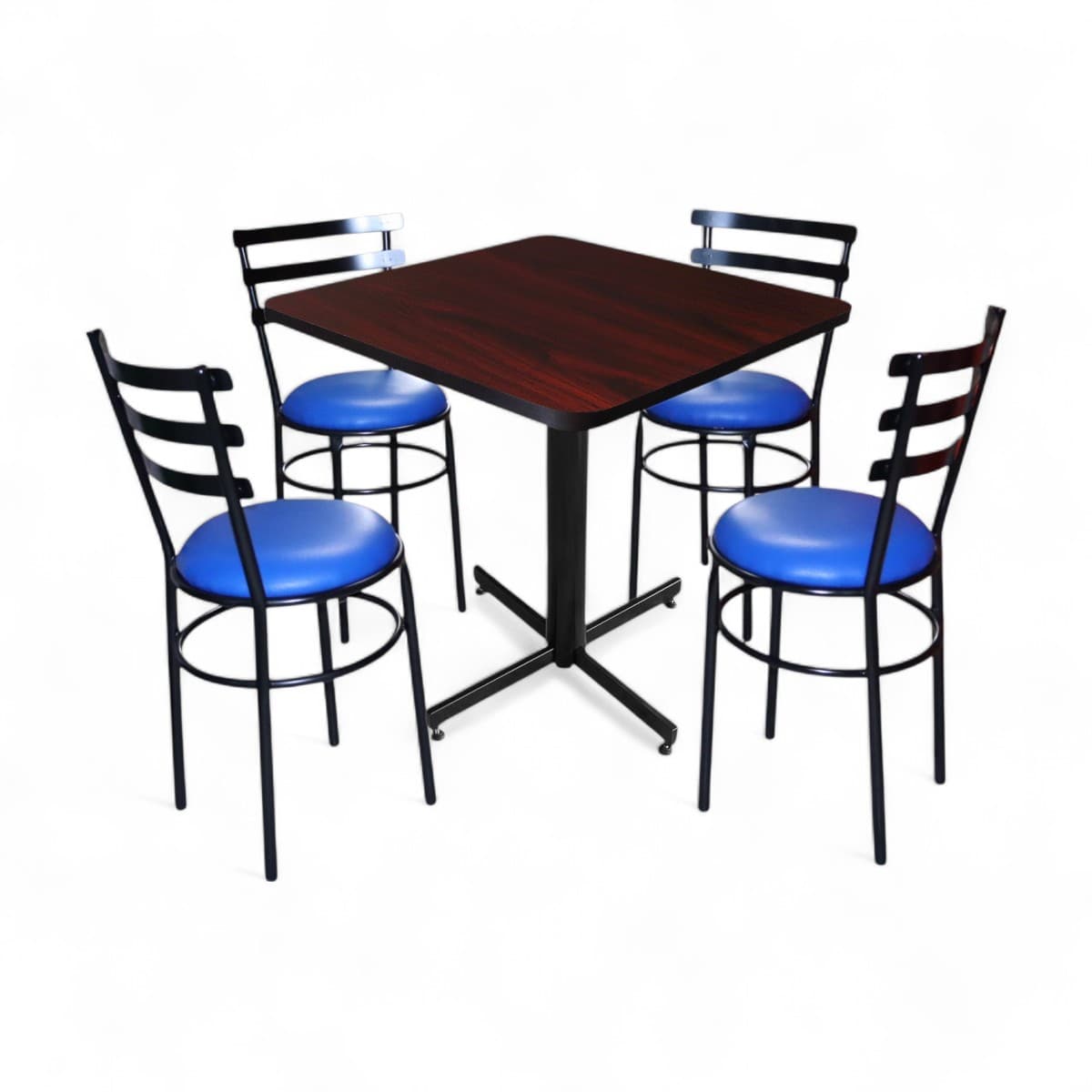 Conjunto Modelo Solera Caoba - estándar 4 sillas view 5