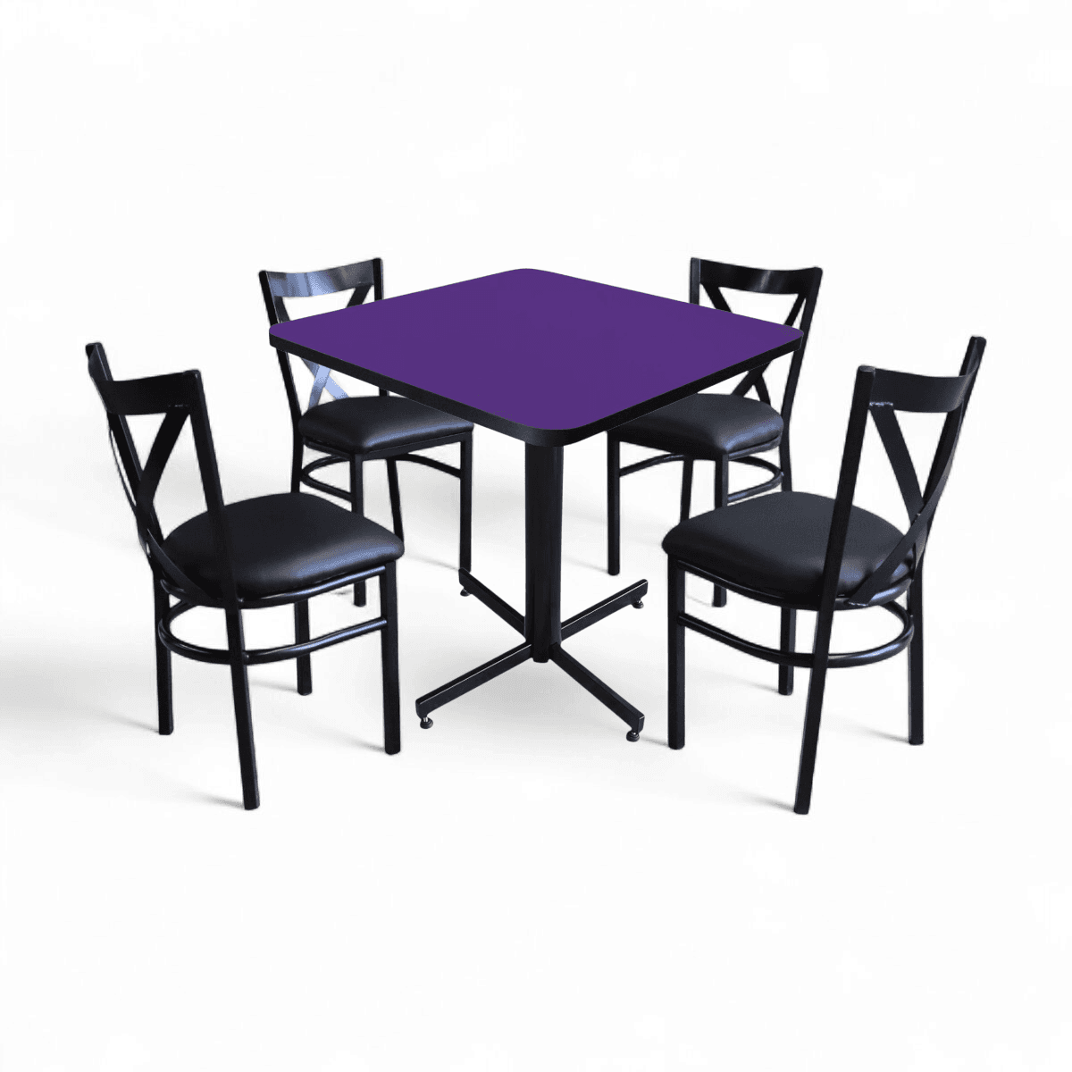 Conjunto Modelo Roma Morado - estándar 4 sillas view 2