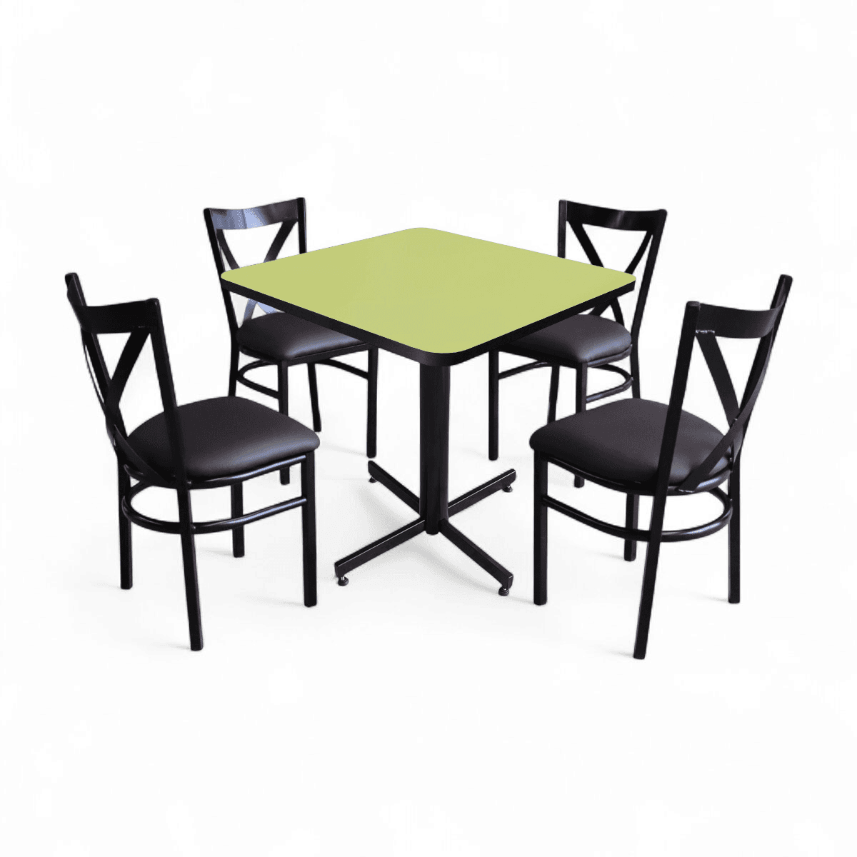 Conjunto Modelo Roma Verde Manzana - estándar 4 sillas view 8