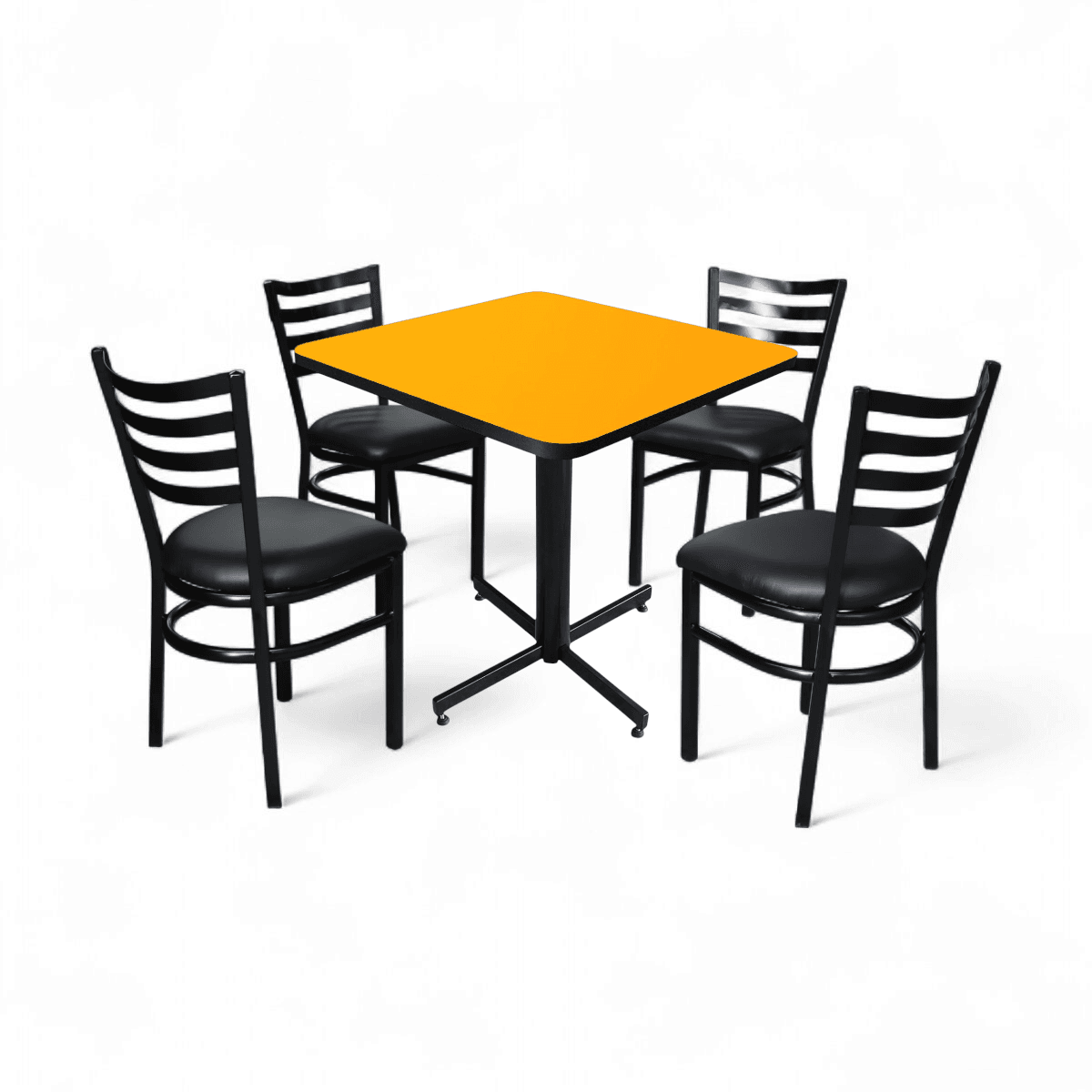 Conjunto Modelo Italia Amarillo Liso - estándar 4 sillas view 15