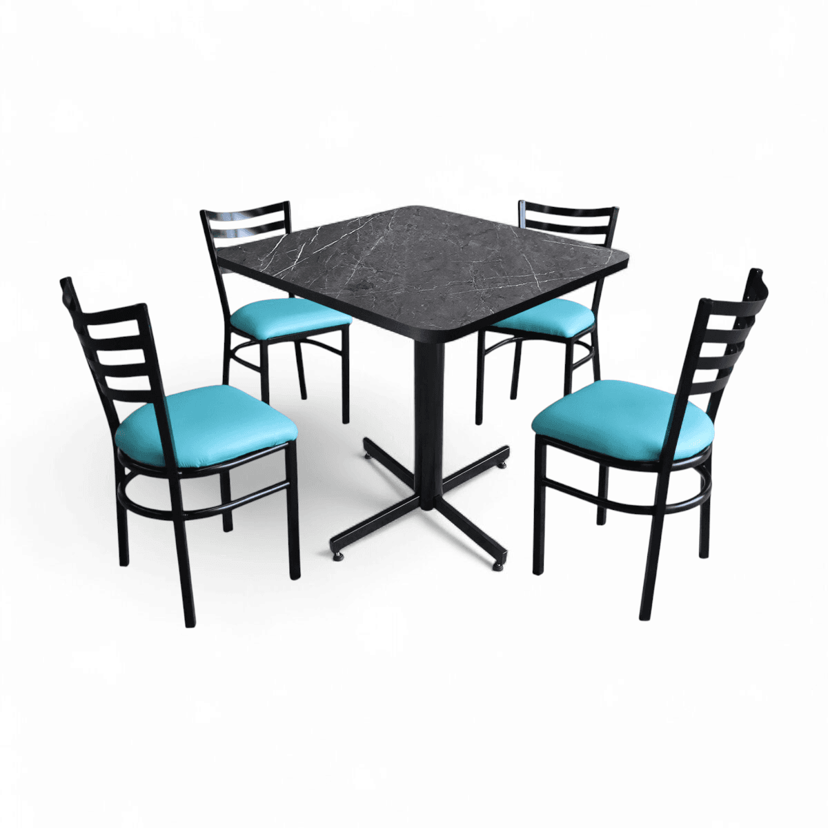 Conjunto Modelo Italia Gris Carrara - estándar 4 sillas view 3