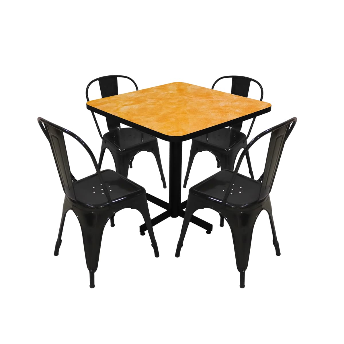 Conjunto modelo Tolix, estándar con 4 sillas view 23