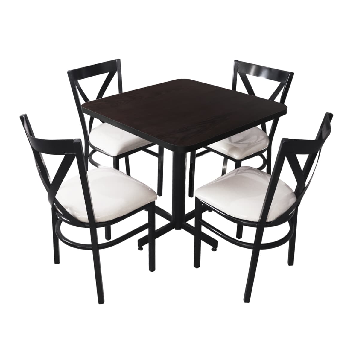 Conjunto Modelo Roma Wengue - estándar 4 sillas view 17