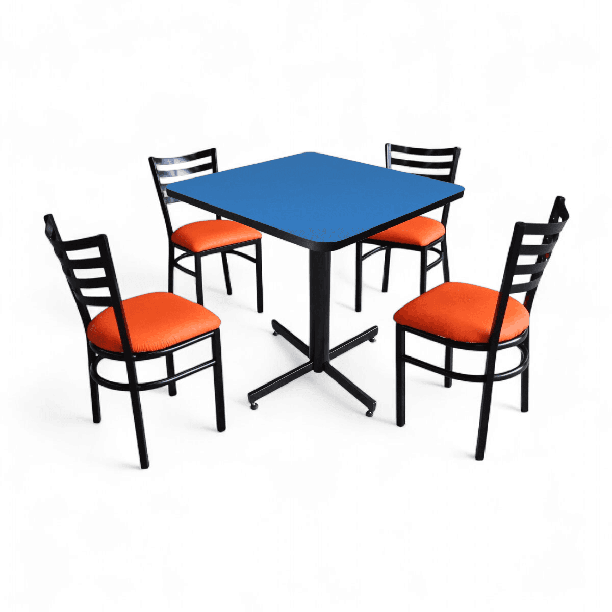 Conjunto Modelo Italia Azul Polar - estándar 4 sillas view 4