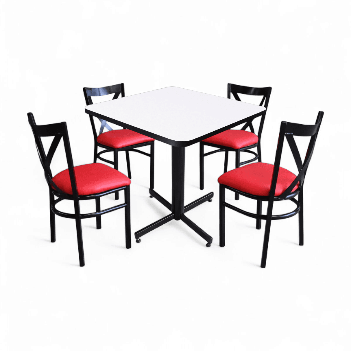 Conjunto Modelo Roma Blanco - estándar 4 sillas view 10