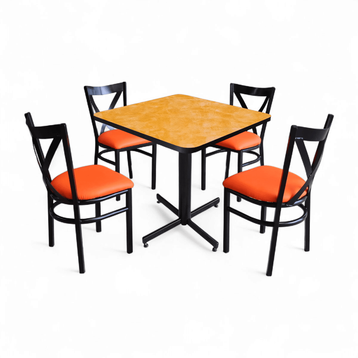 Conjunto Modelo Roma Amarillo Deslavado - estándar 4 sillas view 14