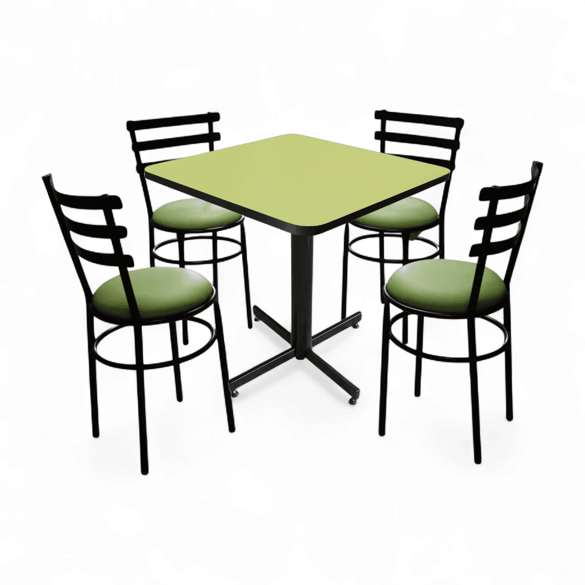 Conjunto Modelo Solera Verde Manzana - estándar 4 sillas view 16