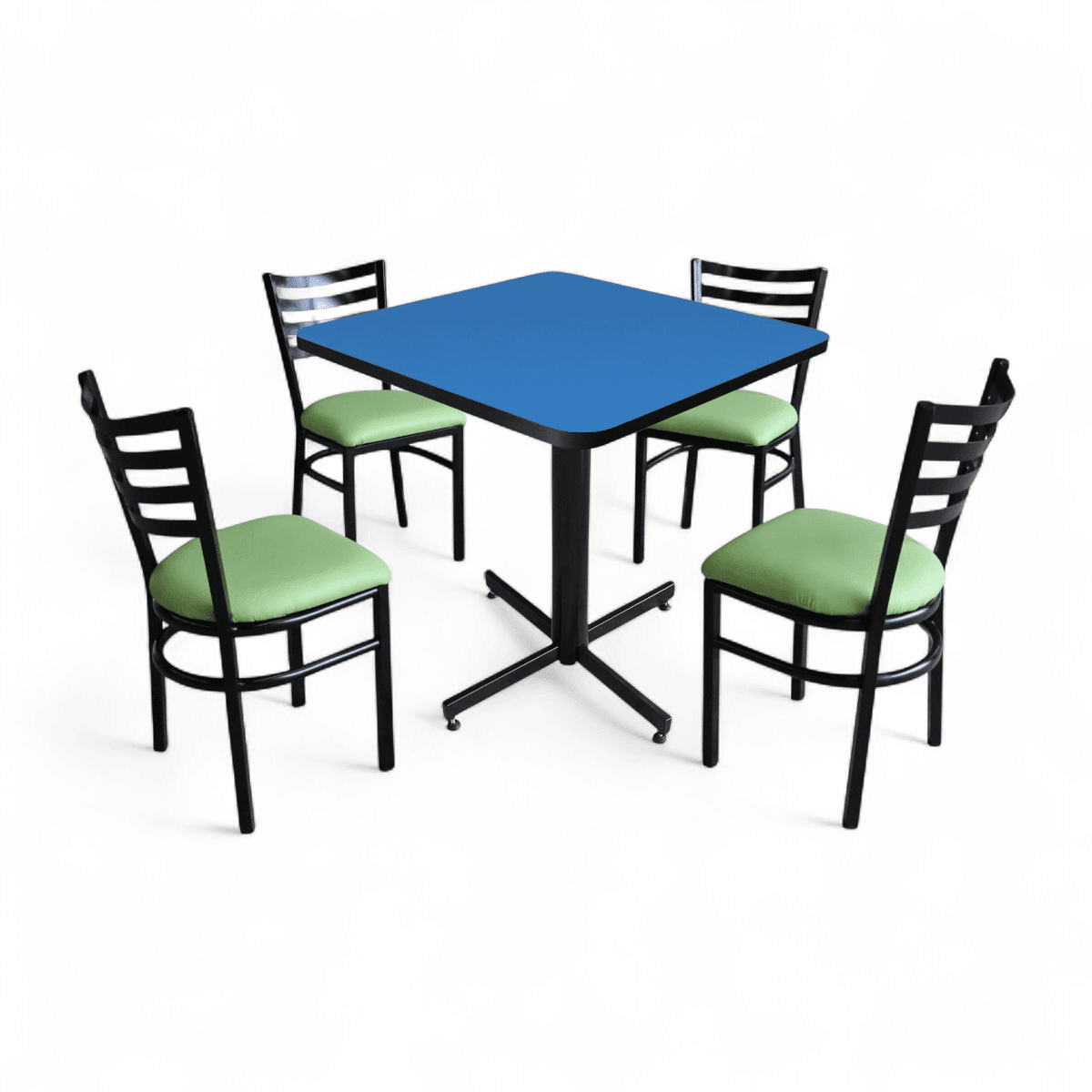 Conjunto Modelo Italia Azul Polar - estándar 4 sillas view 3