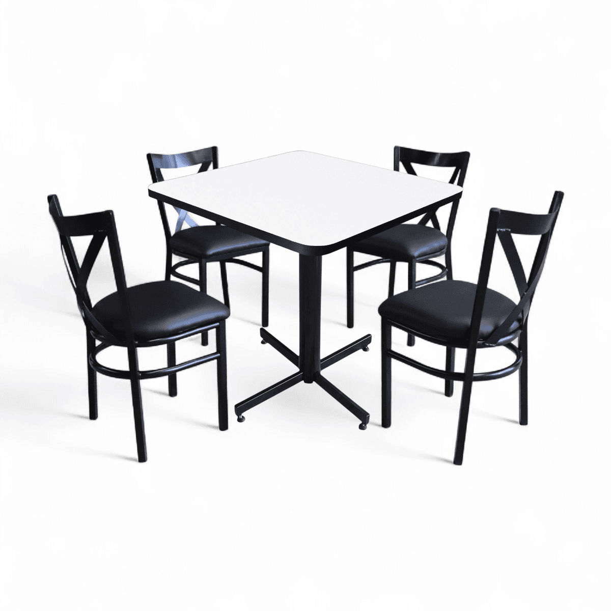 Conjunto Modelo Roma Blanco - estándar 4 sillas view 2