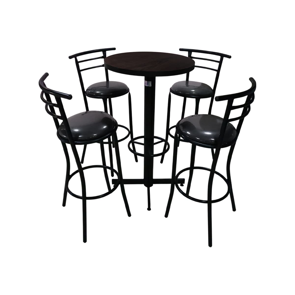 Conjunto Periquero Modelo Chabeli Wengue - 4 bancos view 3