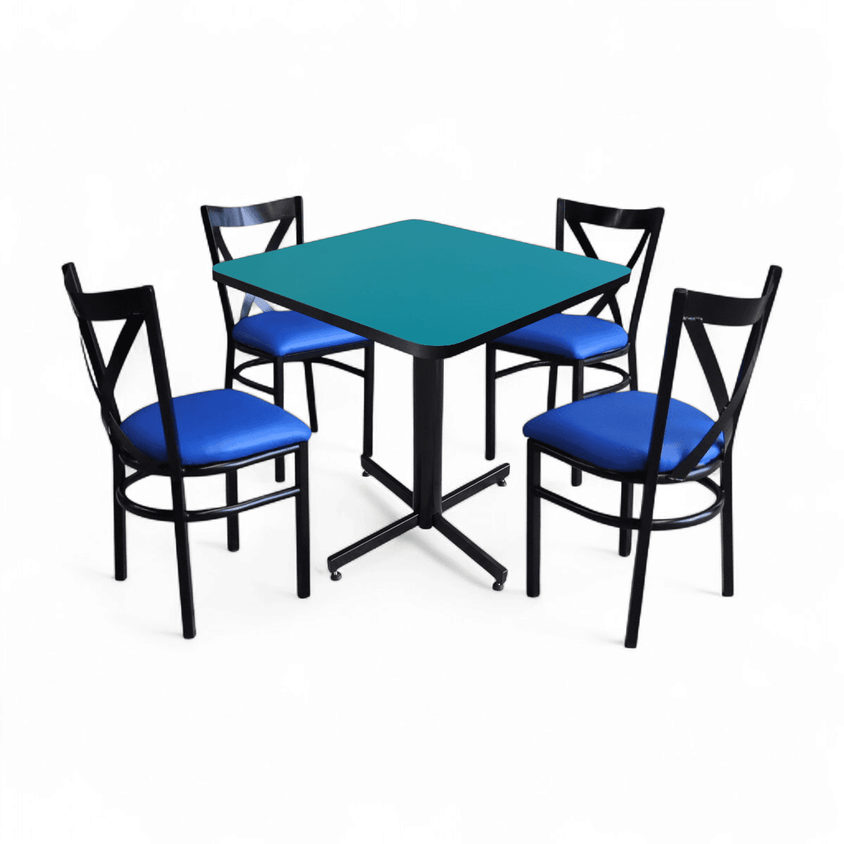 Conjunto Modelo Roma Turquesa - estándar 4 sillas view 11