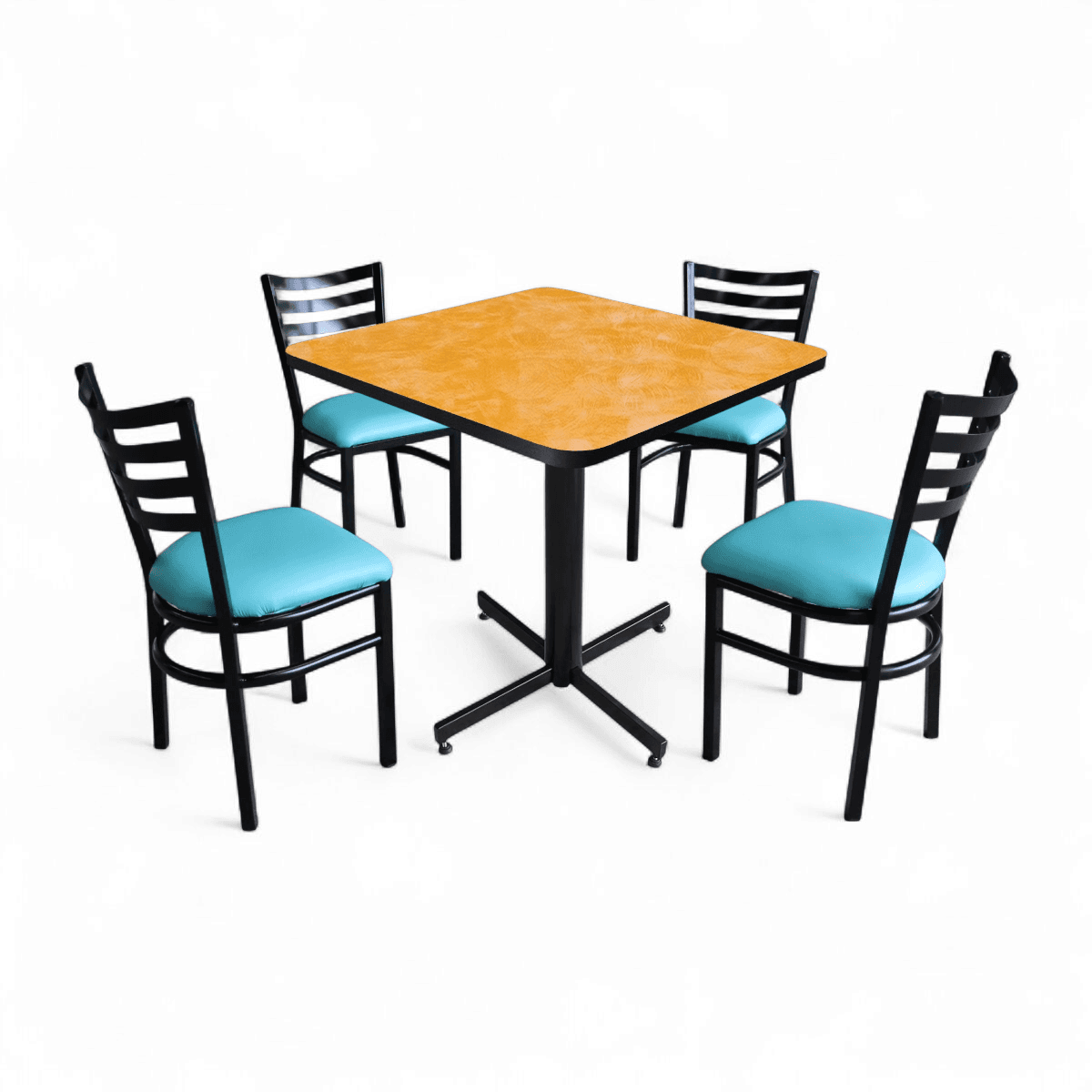 Conjunto Modelo Italia Amarillo Deslavado - estándar 4 sillas view 7