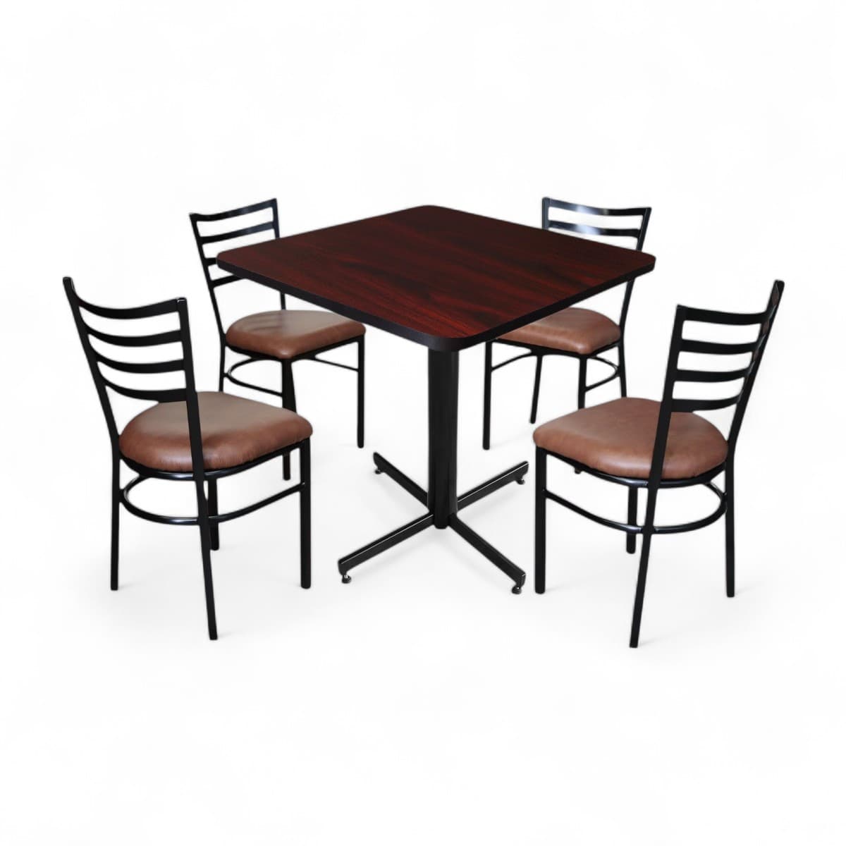 Conjunto Modelo Italia Caoba - estándar 4 sillas view 16