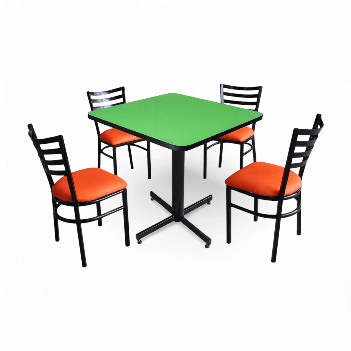 Conjunto Modelo Italia Verde Limón - estándar 4 sillas view 15