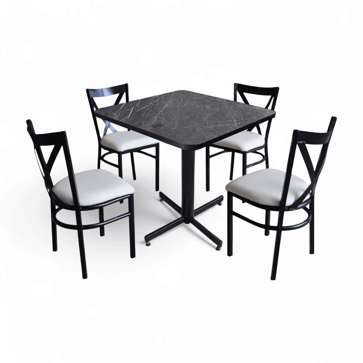 Conjunto Modelo Roma Gris Carrara - estándar 4 sillas view 15