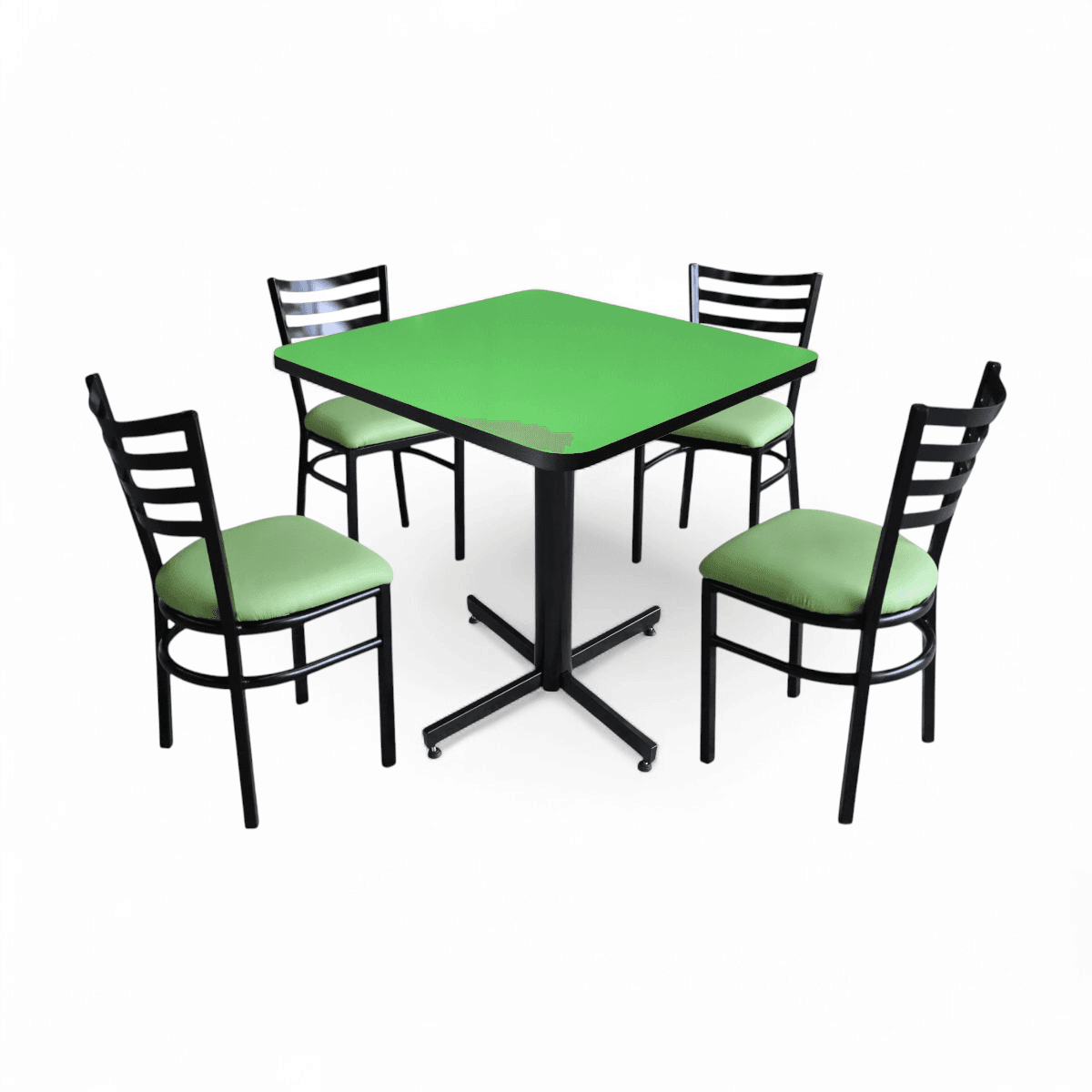 Conjunto Modelo Italia Verde Limón - estándar 4 sillas view 5