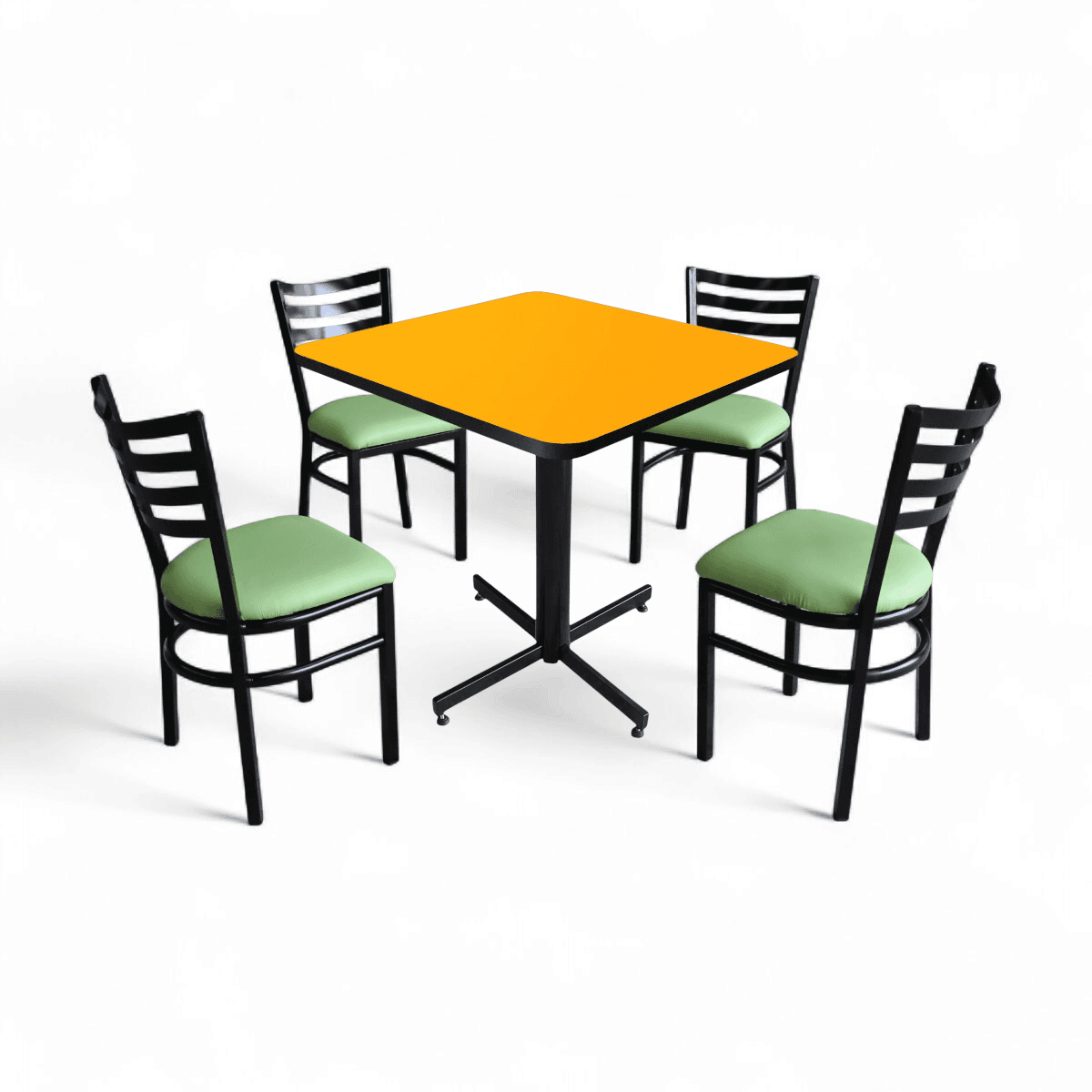 Conjunto Modelo Italia Amarillo Liso - estándar 4 sillas view 19