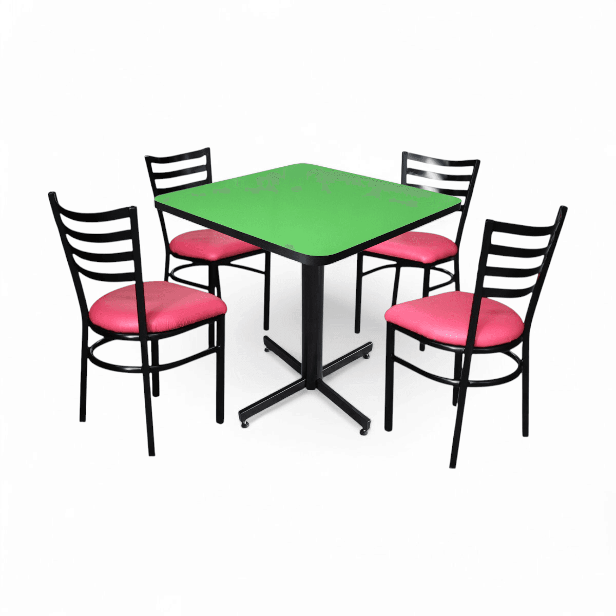 Conjunto Modelo Italia Verde Limón - estándar 4 sillas view 9