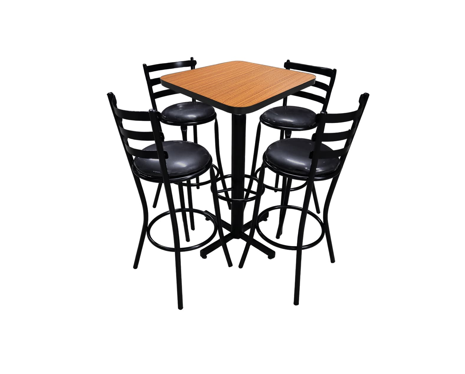 Conjunto Periquero Modelo Solera Roble - 4 bancos