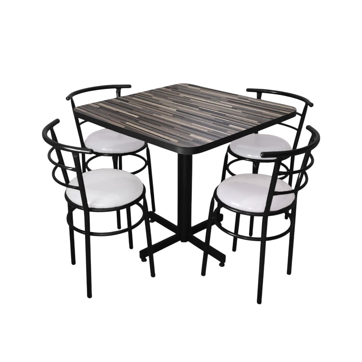 Conjunto Modelo Chabeli Duelilla - estándar 4 sillas