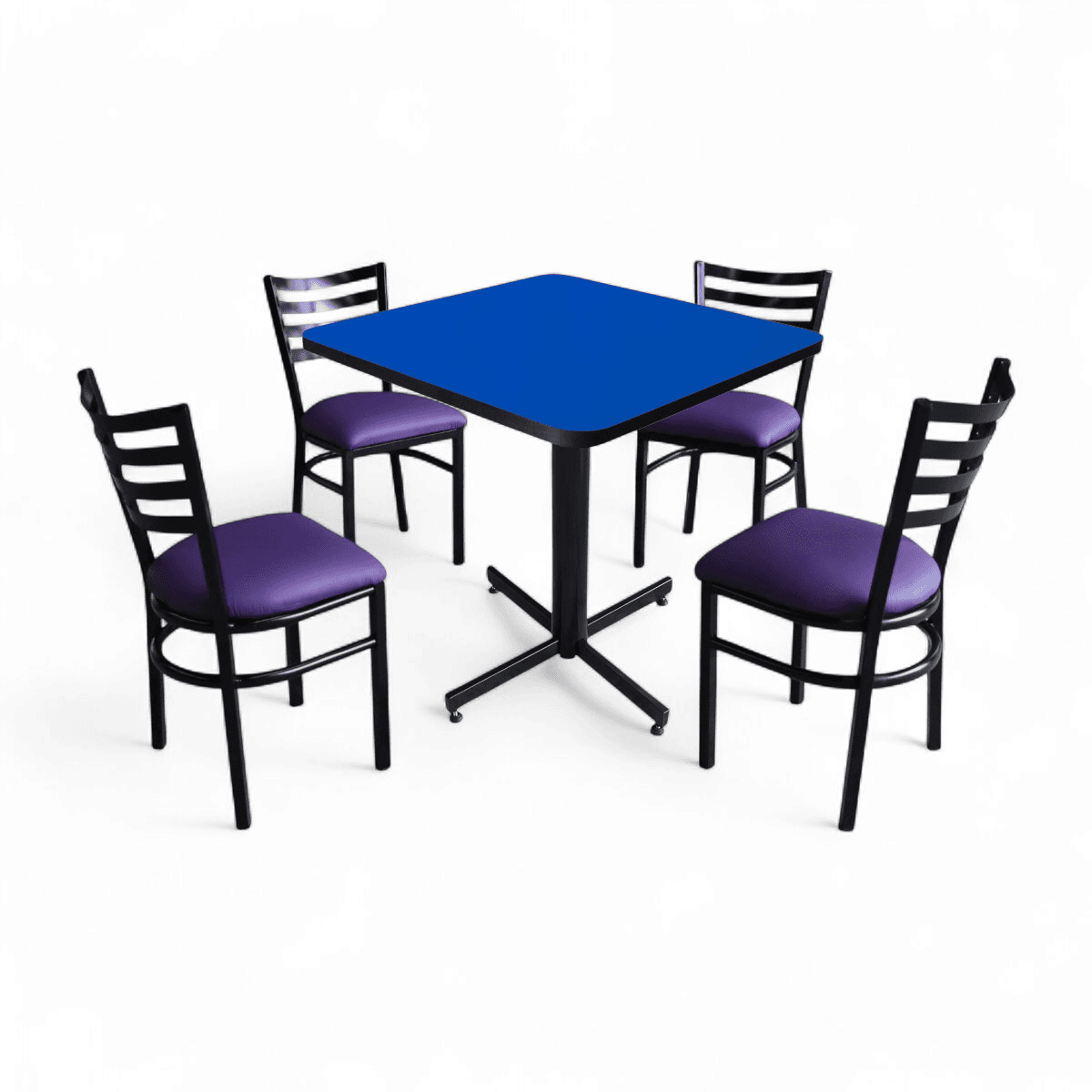 Conjunto Modelo Italia Azul Rey - estándar 4 sillas view 8