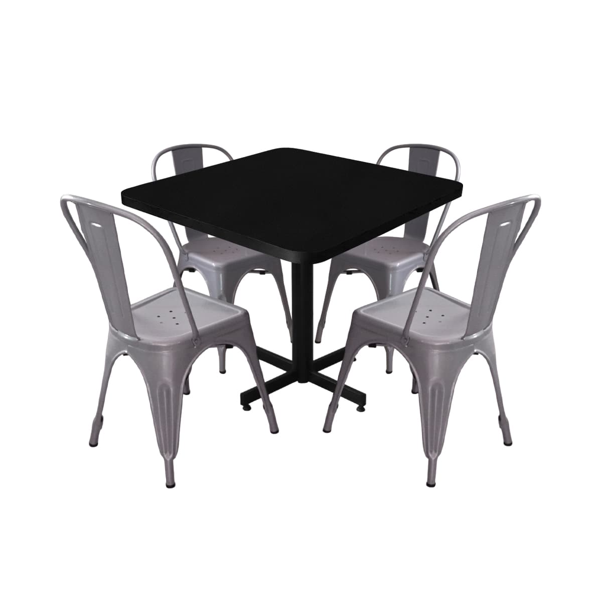 Conjunto modelo Tolix, estándar con 4 sillas view 35