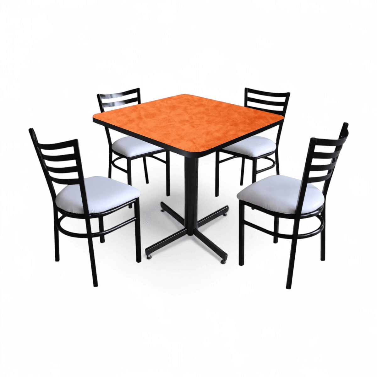 Conjunto Modelo Italia Naranja Deslavado - estándar 4 sillas view 11