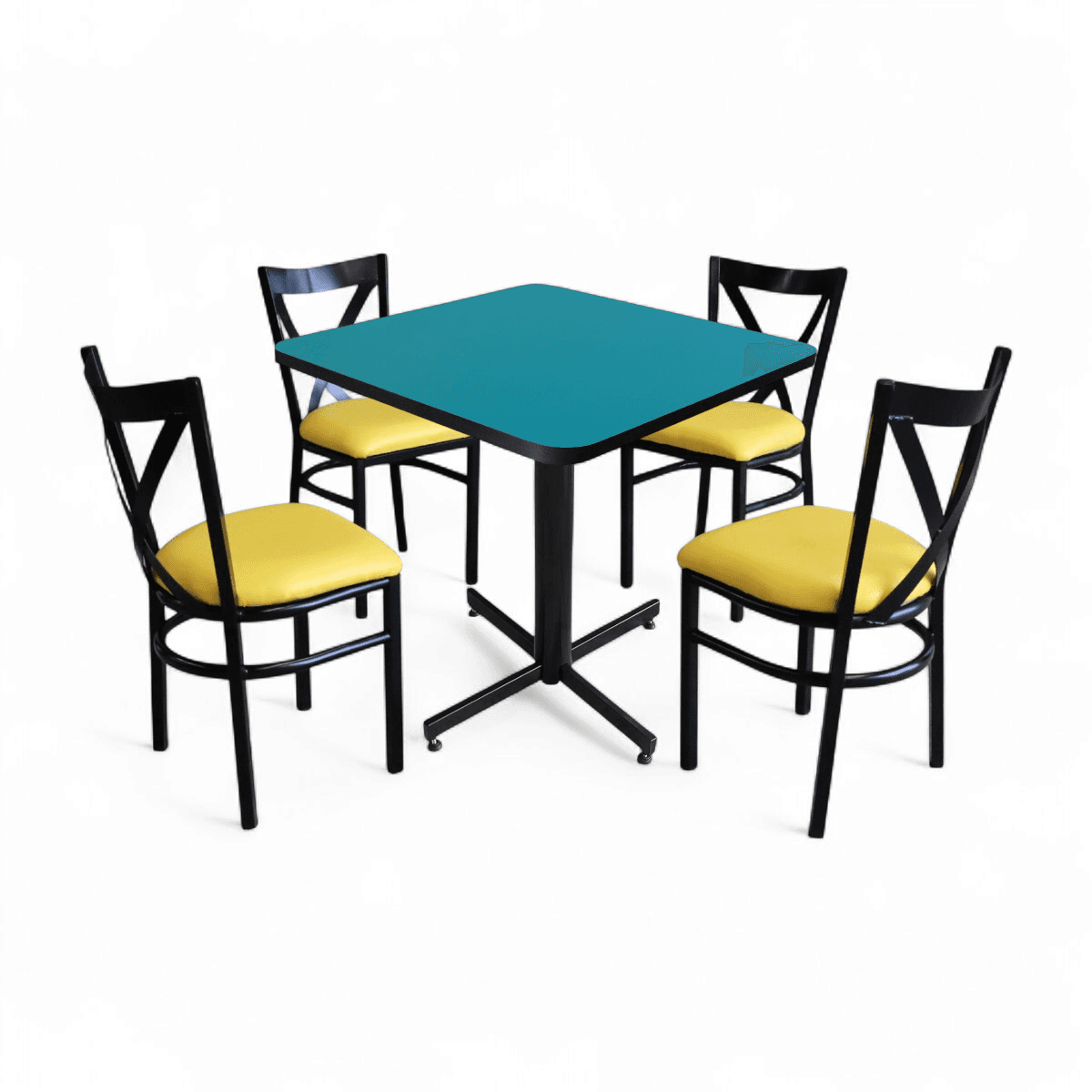 Conjunto Modelo Roma Turquesa - estándar 4 sillas view 8